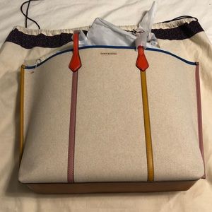 Tory Burch Perry Oversized Canvas Tote